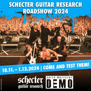 Przetestuj gitary Schecter w ramach akcji Schecter Guitar Research Roadshow!