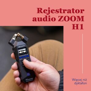 Rejestrator audio ZOOM H1 Essential - więcej niż dyktafon